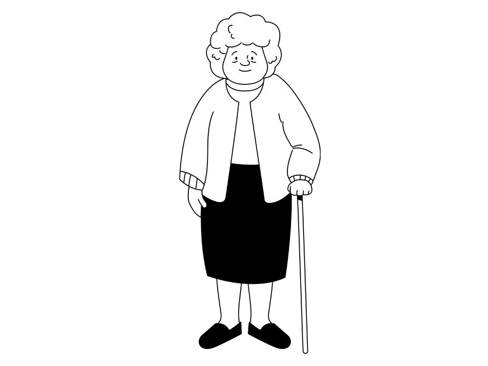 Illustration of Jean from the DCS scenarios