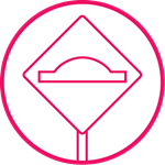 Speed bump icon