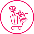 Shopping cart icon