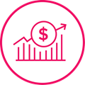 upward trend icon