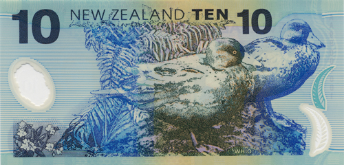 Back of Series 6 $10 note