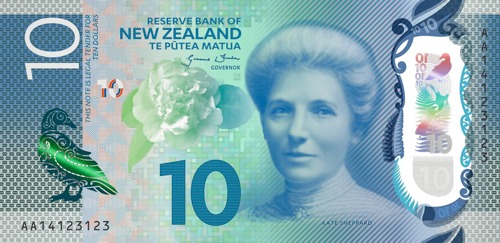 Front of $10 note