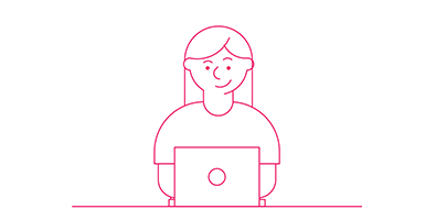 Woman on laptop