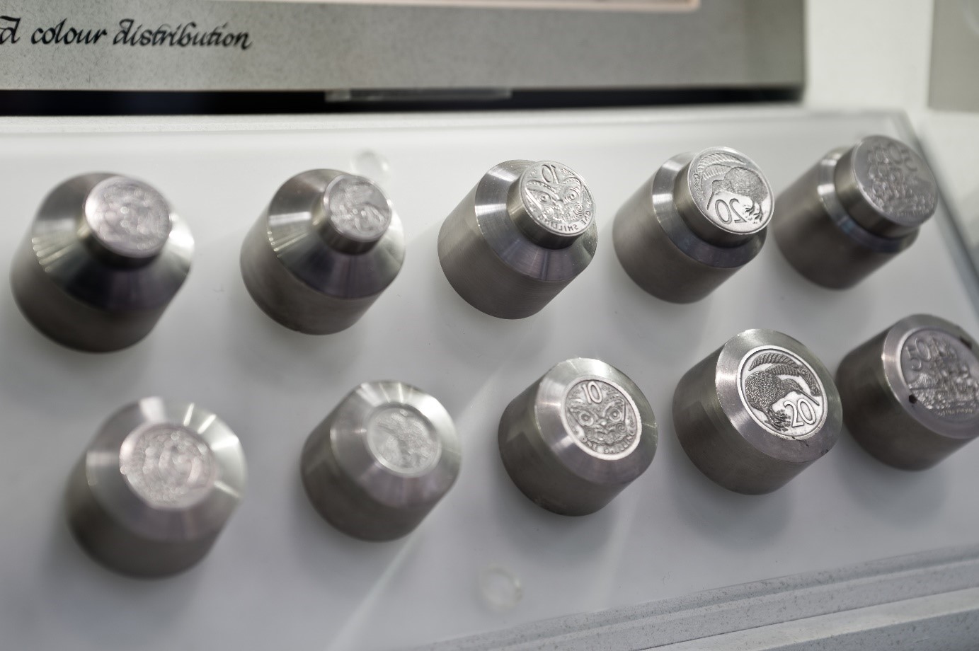 Die used to manufacture the 1967 decimal coins